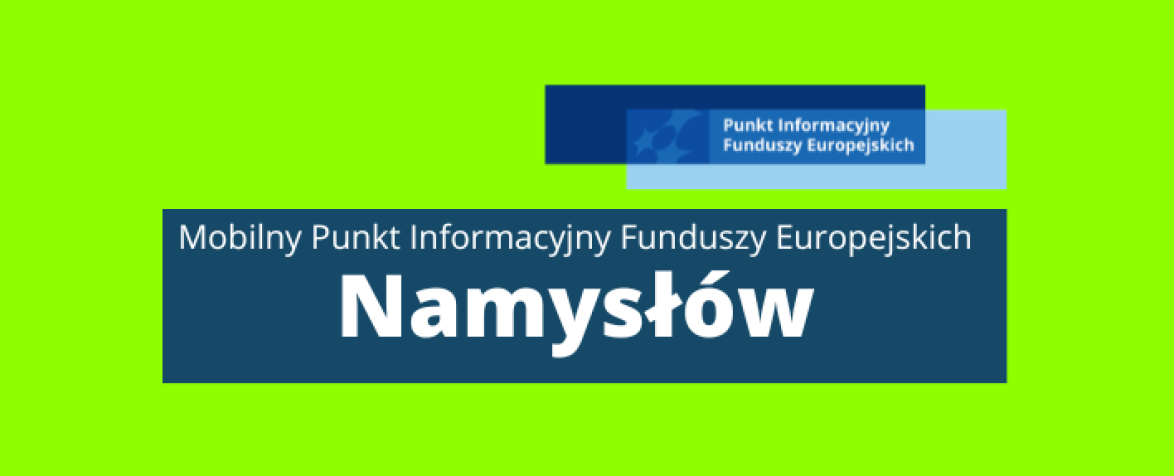 Obrazek promujący wydarzenie pn. Mobilny punkt informacyjny w Namysłowie